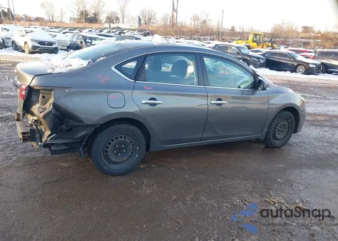 2017 Nissan Sentra S z USA, uszkodzony, nr VIN 3N1AB7AP8HY214449